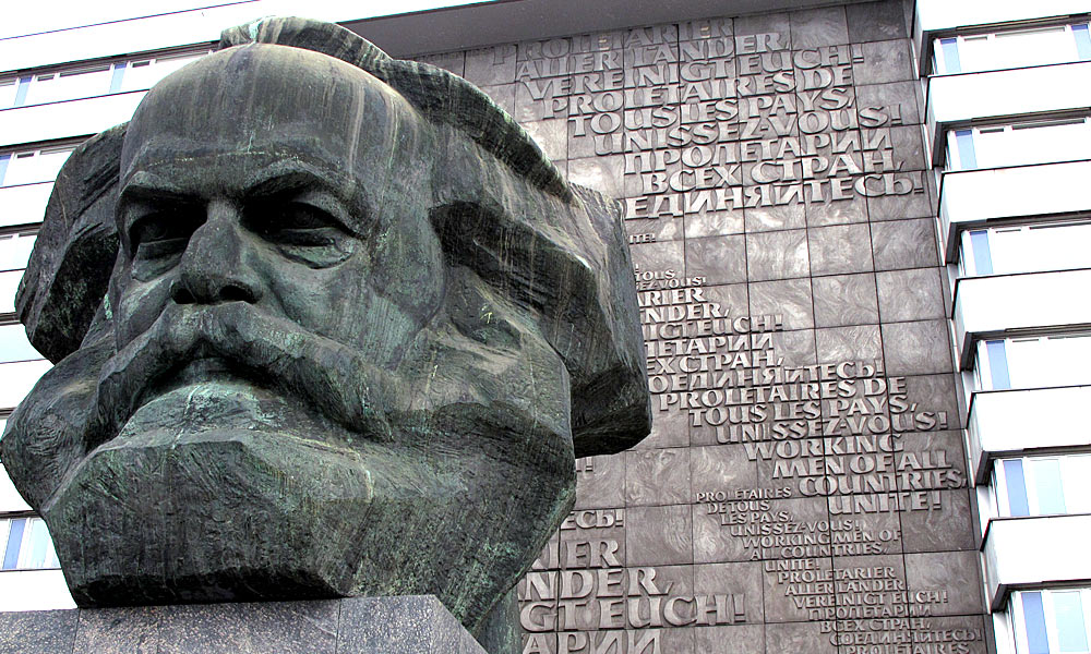 Schriftspiegel, Karl-Marx-Denkmal, Chemnitz, 1971